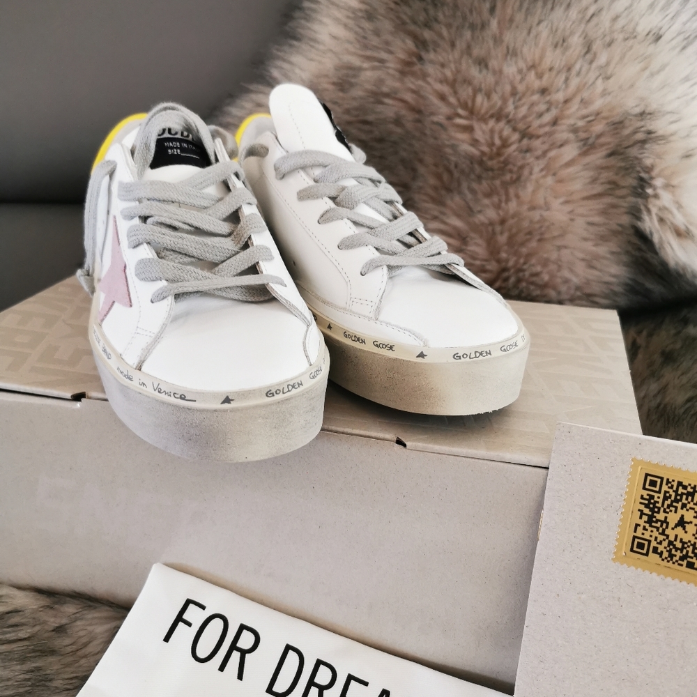 NEW ARRIVAL SUMMER 2020 HI STAR LEATHER SNEAKERS - Picture 6 of 7